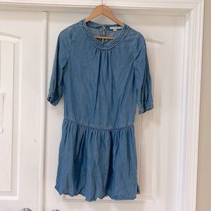 Boden denim mini dress. Worn once and lost a button on a sleeve.